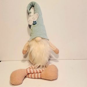 Simply Spring Large Sitting Gnome NWT'S